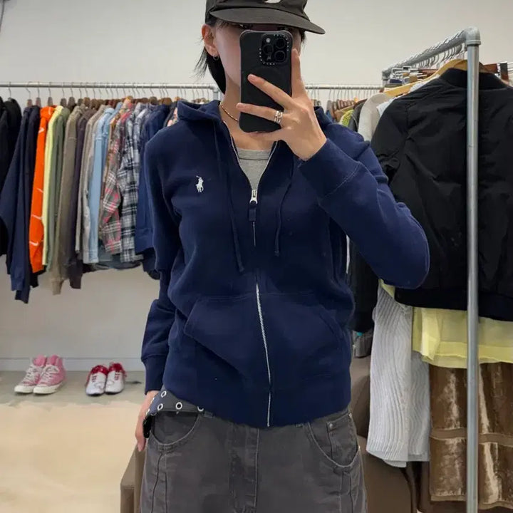 [SOLD OUT] 폴로 랄프로렌 우먼 후드집업 네이비