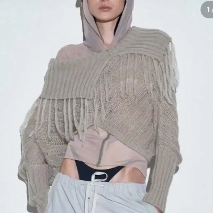 [BUNJANG] Sculptor Two-Way Upside Down Knit Sweater / 스컬프터 투워이 업사이드다운 니트 s