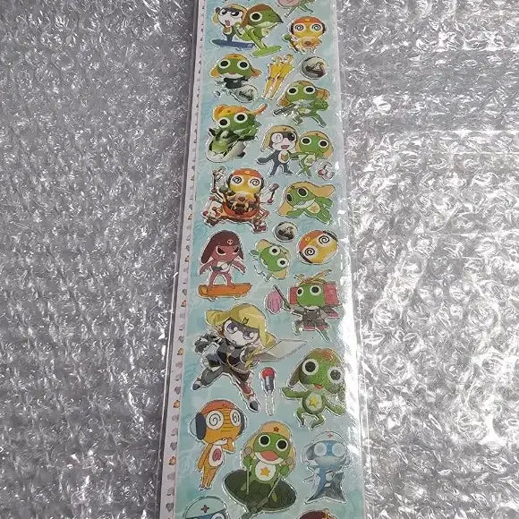 [BUNJANG] Keroro 43cm Sticker - Sealed / 고전문구 43cm 케로로 스티커 미개봉품