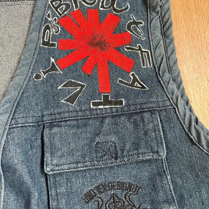 [BUNJANG] Brat Fat Lips Hand-Painted Vest / Brat fat lips 핸드페인팅 베스트