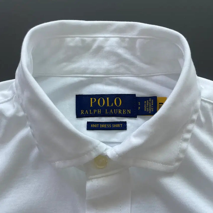 [BUNJANG] Polo Ralph Lauren Knit Dress Shirt / [S] 폴로 랄프로렌 니트 드레스 셔츠 QR인증