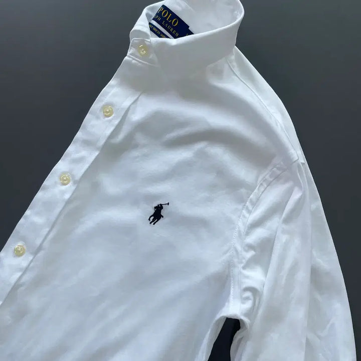 [BUNJANG] Polo Ralph Lauren Knit Dress Shirt / [S] 폴로 랄프로렌 니트 드레스 셔츠 QR인증