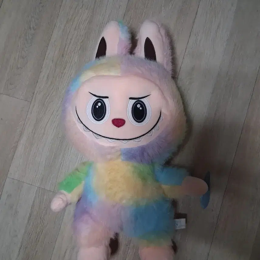 [BUNJANG] Rainbow La Vuvu Plush Doll / 무지개 라부부봉제인형/대형(무료배송)