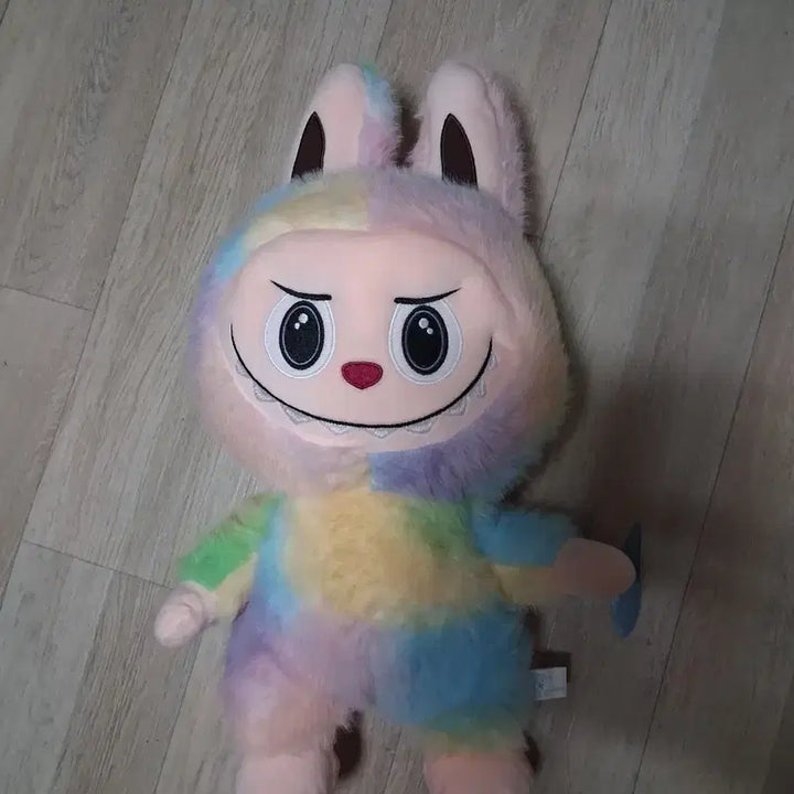 [BUNJANG] Rainbow La Vuvu Plush Doll / 무지개 라부부봉제인형/대형(무료배송)