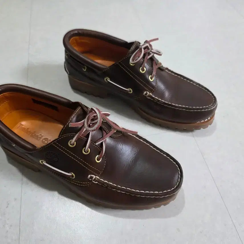 [SOLD OUT] 팀버랜드 3아이 보트 슈즈 브라운 290