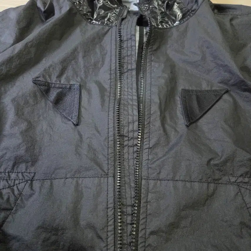 [SOLD OUT] (L) 스톤아일랜드 멤브라나 3L TC 후드 바람막이 블랙