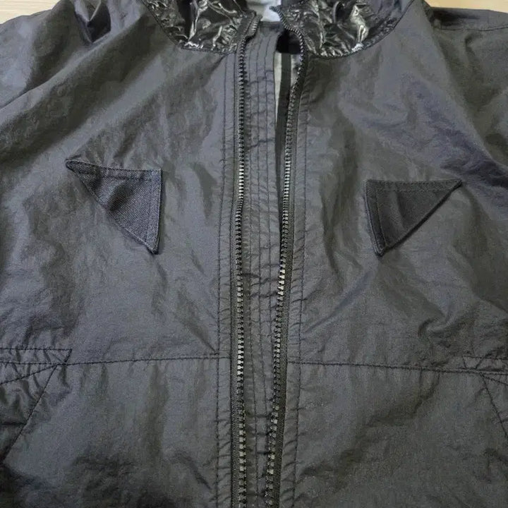 [SOLD OUT] (L) 스톤아일랜드 멤브라나 3L TC 후드 바람막이 블랙