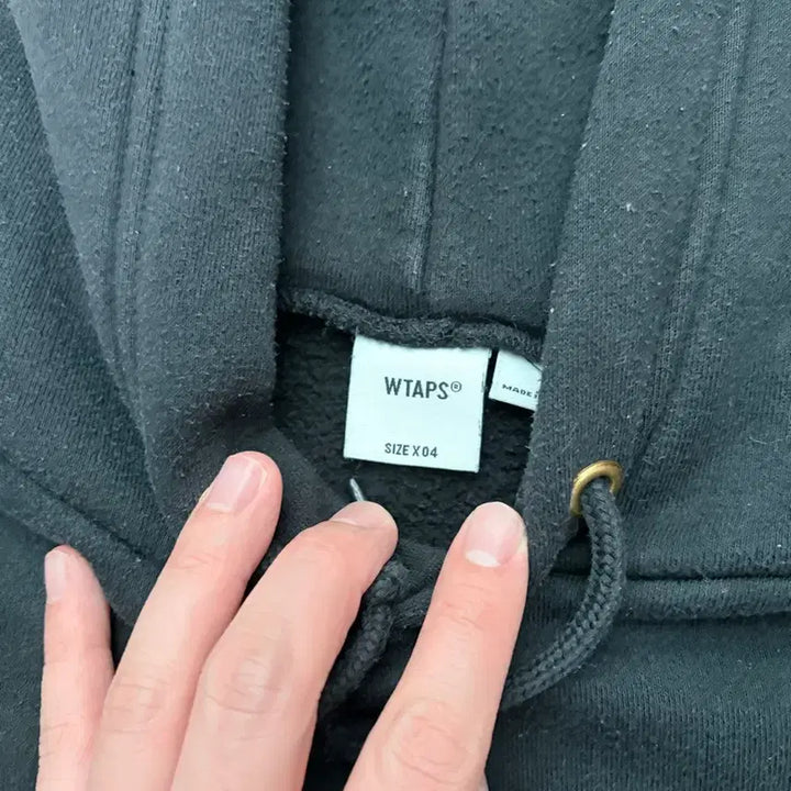 [BUNJANG] WTAPS Vans Collaboration Black Hoodie / 더블탭스 반스 후드 블랙 4 사이즈
