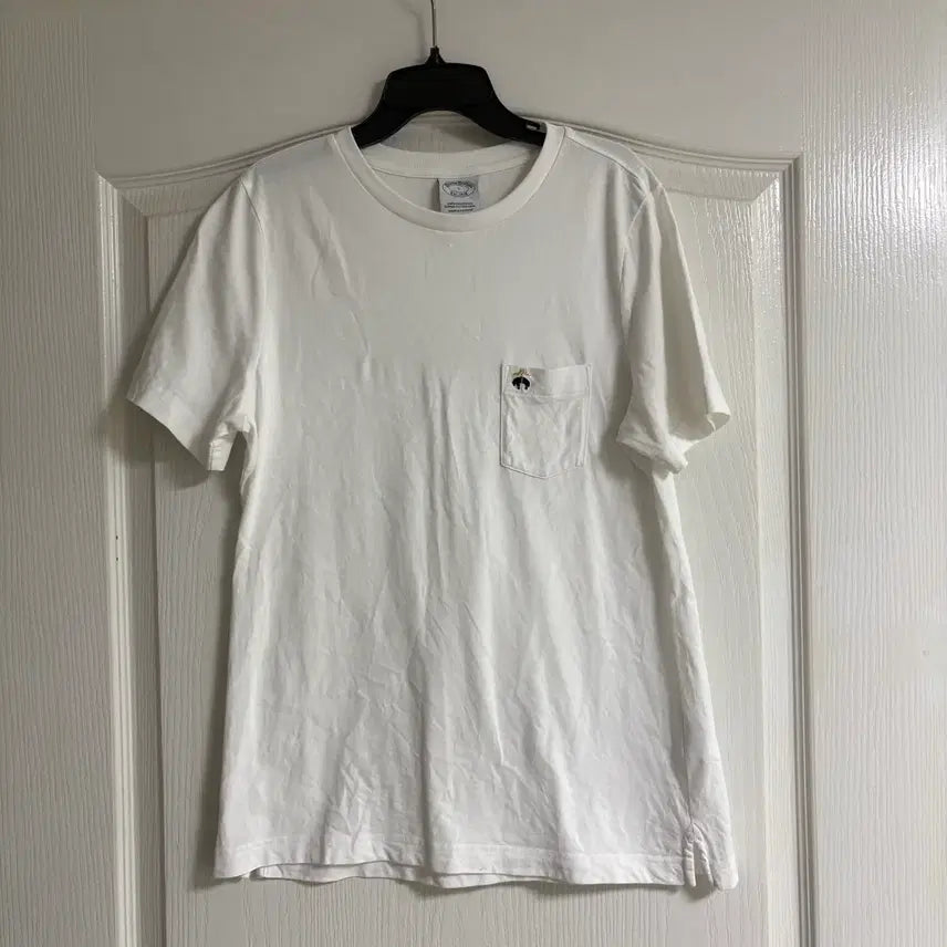 [BUNJANG] Brooks Brothers White Pocket T-shirt S / 브룩스브라더스 화이트 포켓 반팔티 S