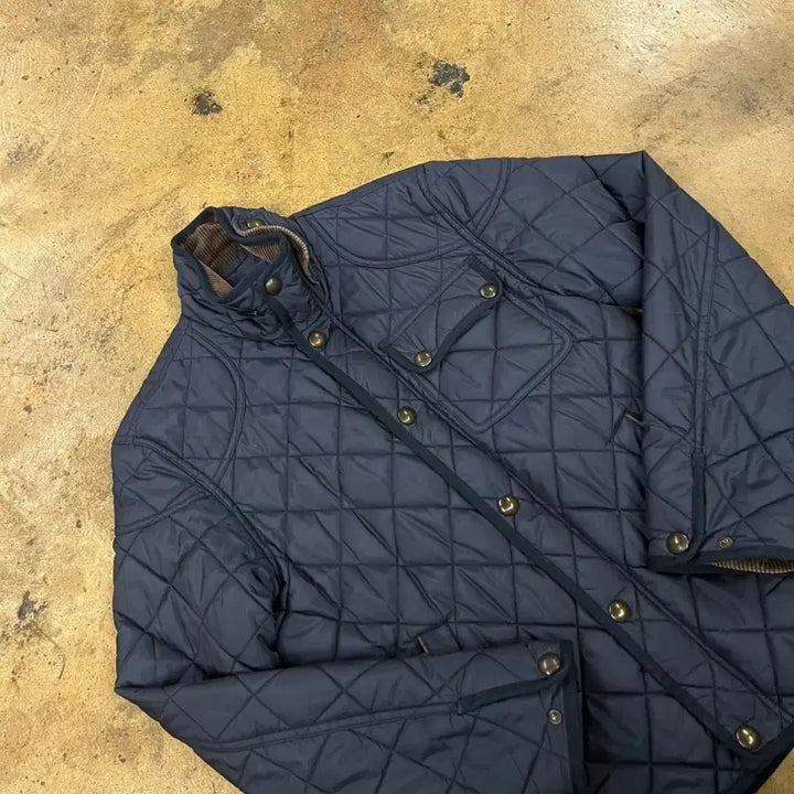 [BUNJANG] Polo Ralph Lauren Navy Quilted Jacket / [정품/S] 폴로 랄프로렌 네이비 퀼팅 자켓
