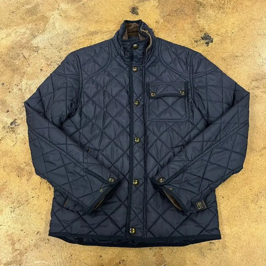 [BUNJANG] Polo Ralph Lauren Navy Quilted Jacket / [정품/S] 폴로 랄프로렌 네이비 퀼팅 자켓