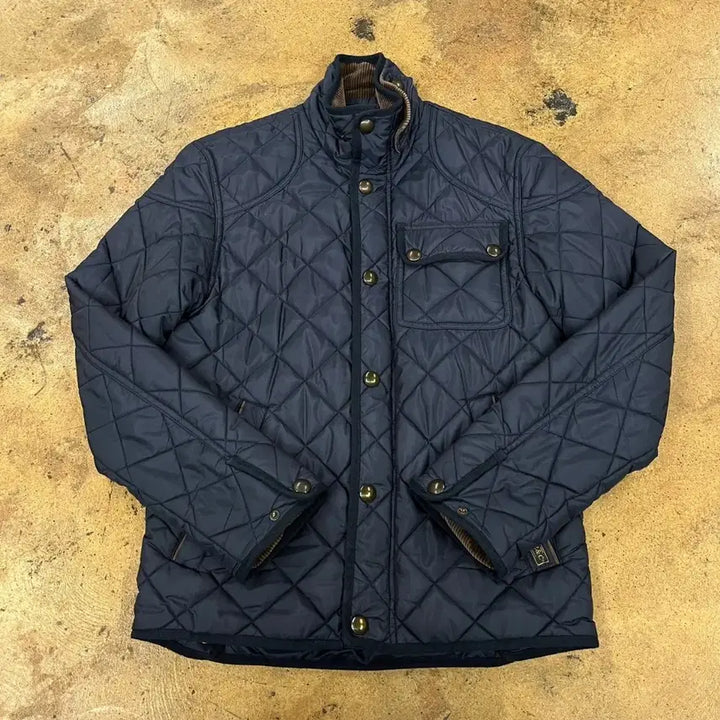 [BUNJANG] Polo Ralph Lauren Navy Quilted Jacket / [정품/S] 폴로 랄프로렌 네이비 퀼팅 자켓