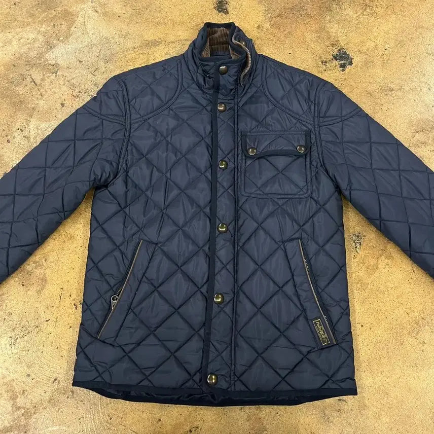 [BUNJANG] Polo Ralph Lauren Navy Quilted Jacket / [정품/S] 폴로 랄프로렌 네이비 퀼팅 자켓