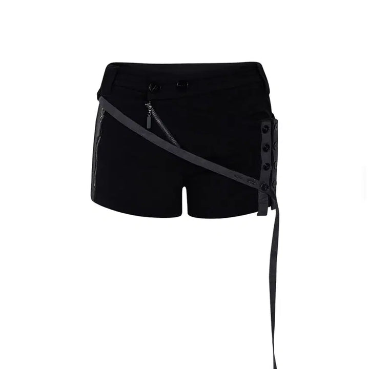 [BUNJANG] Please No Follow Tana Button Shorts Deep Black S / (새상품) 플노팔 타나 버튼 쇼츠 딥블랙 S 플리즈노팔로우