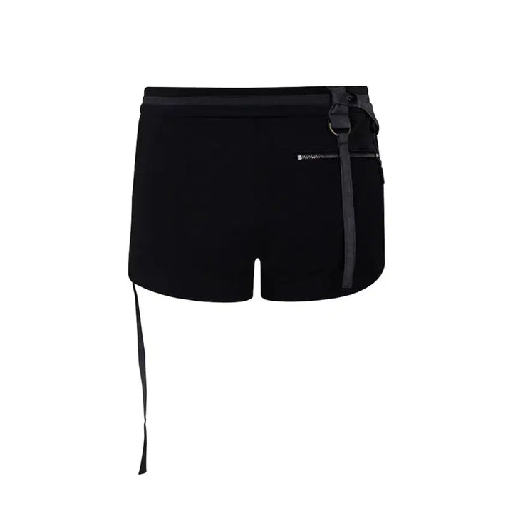 [BUNJANG] Please No Follow Tana Button Shorts Deep Black S / (새상품) 플노팔 타나 버튼 쇼츠 딥블랙 S 플리즈노팔로우