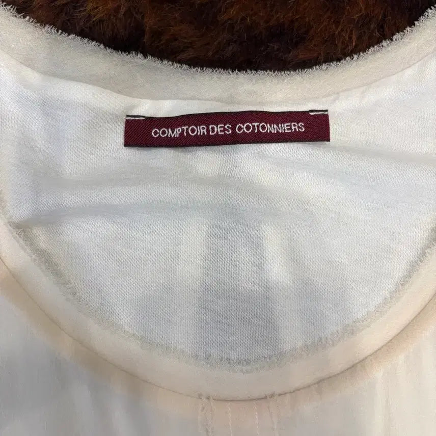 [BUNJANG] Comptoir Des Cotonniers Sleeveless Top / 꼼뜨와 데 꼬또니에 시스루 슬리브리스