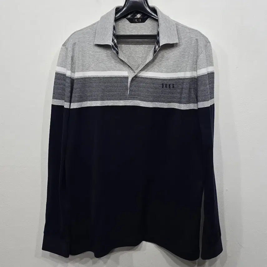 [SOLD OUT] [105] 남성 닥스 배색 긴팔 폴로티셔츠