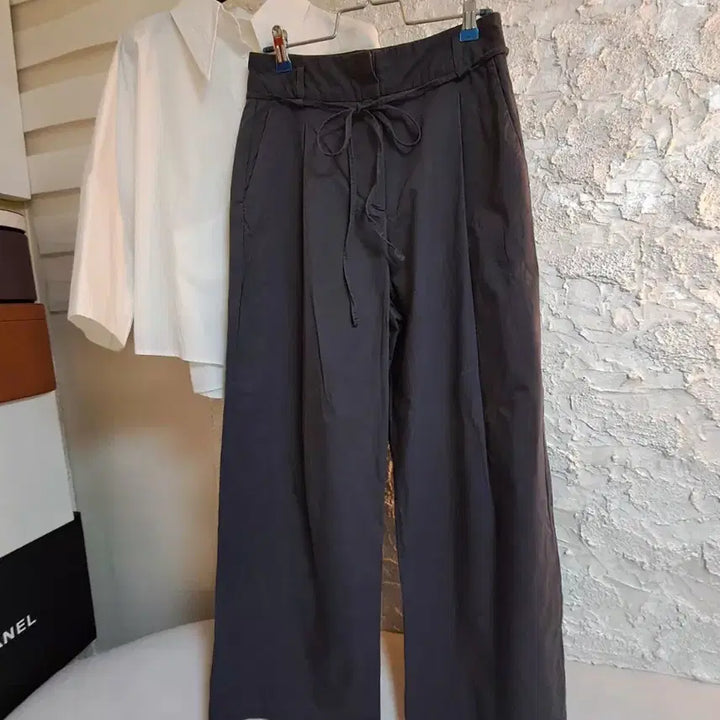 [SOLD OUT] 2종(66추천) 수입 루즈핏 언발블라우스 와이드핏 벨티드팬츠