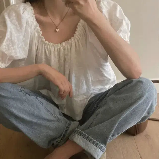 [SOLD OUT] (새상품) 메이비베이비 디어리스트 블라우스