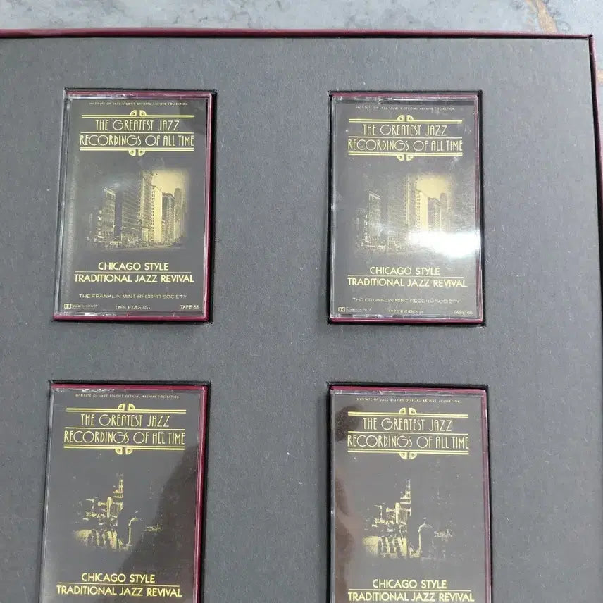 [BUNJANG] Jazz Cassette Tape Box Set / 미개봉 재즈 카세트 테이프 4개박스