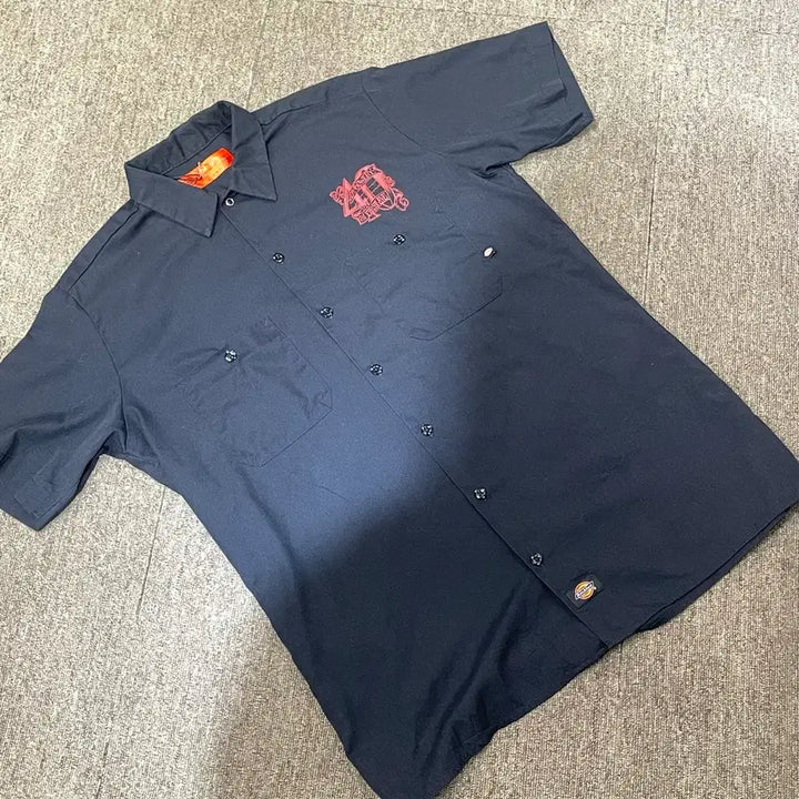 [BUNJANG] Dickies Work Shirt (Black) / (M) Dickies 디키즈 반팔 워크 셔츠 블랙