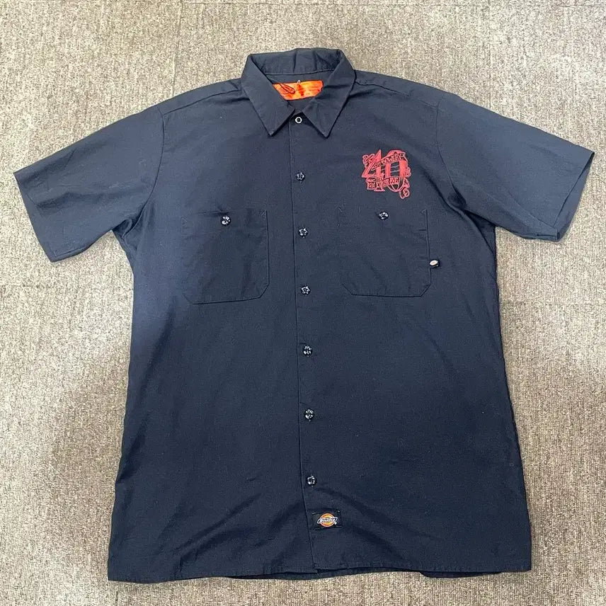 [BUNJANG] Dickies Work Shirt (Black) / (M) Dickies 디키즈 반팔 워크 셔츠 블랙
