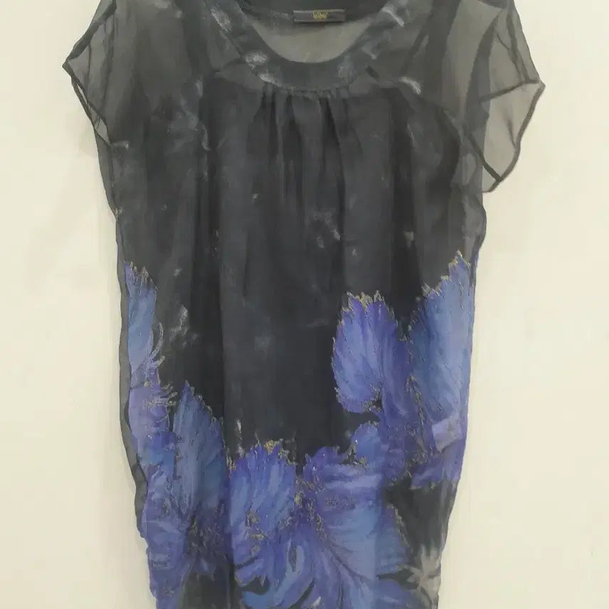 [BUNJANG] LeShop Floral See-Through Dress / 르샵시스루 플라워원피스
