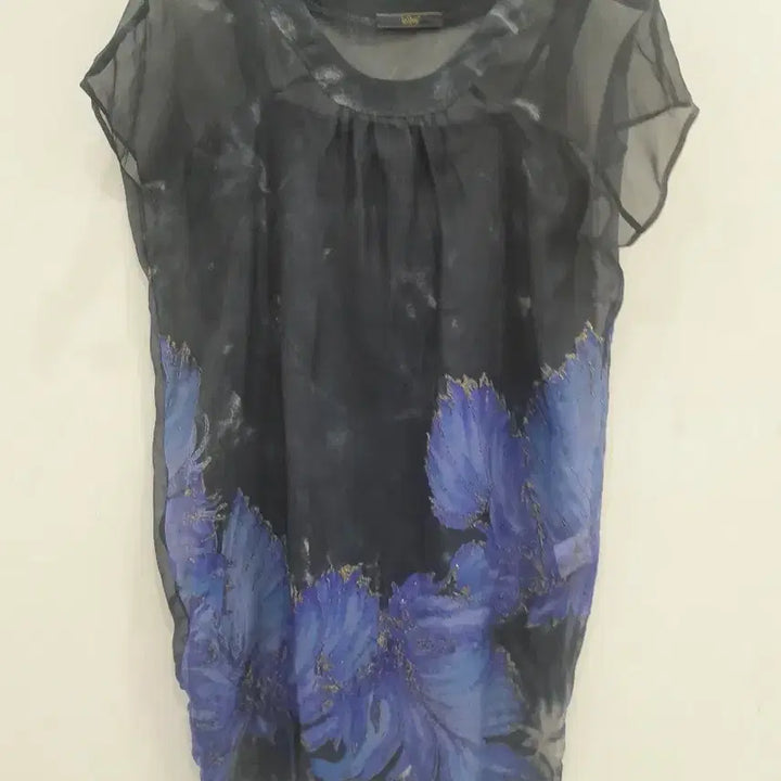 [BUNJANG] LeShop Floral See-Through Dress / 르샵시스루 플라워원피스