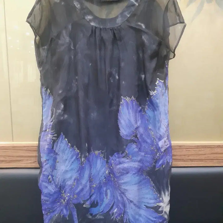 [BUNJANG] LeShop Floral See-Through Dress / 르샵시스루 플라워원피스