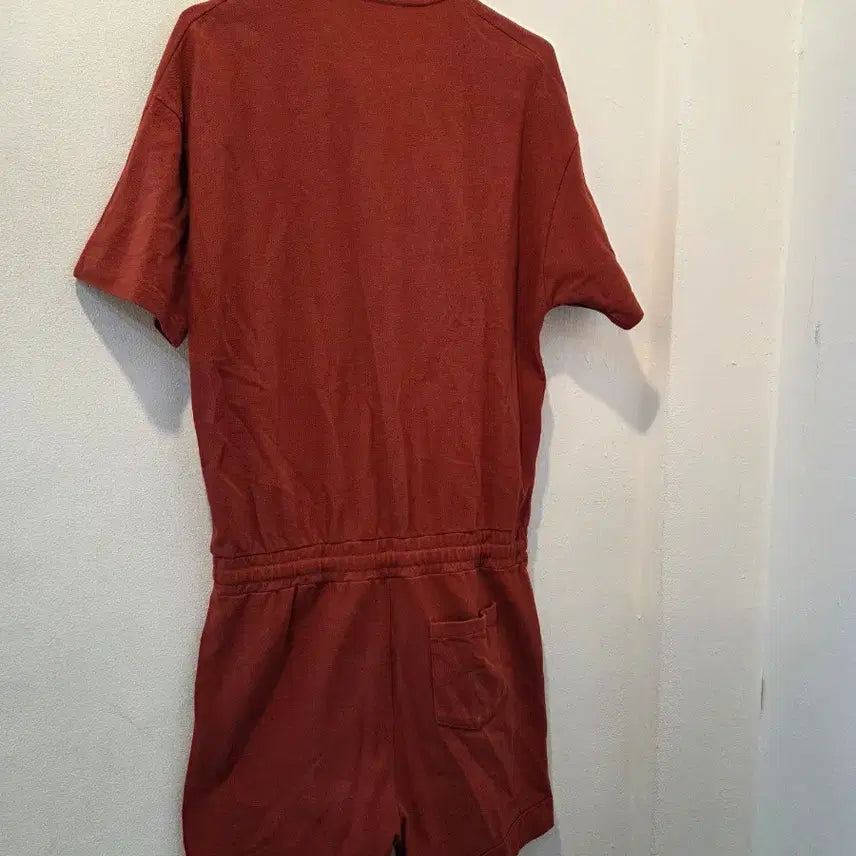 [BUNJANG] Lacoste Brown Romper / 라코스테 브라운 반팔 롬퍼