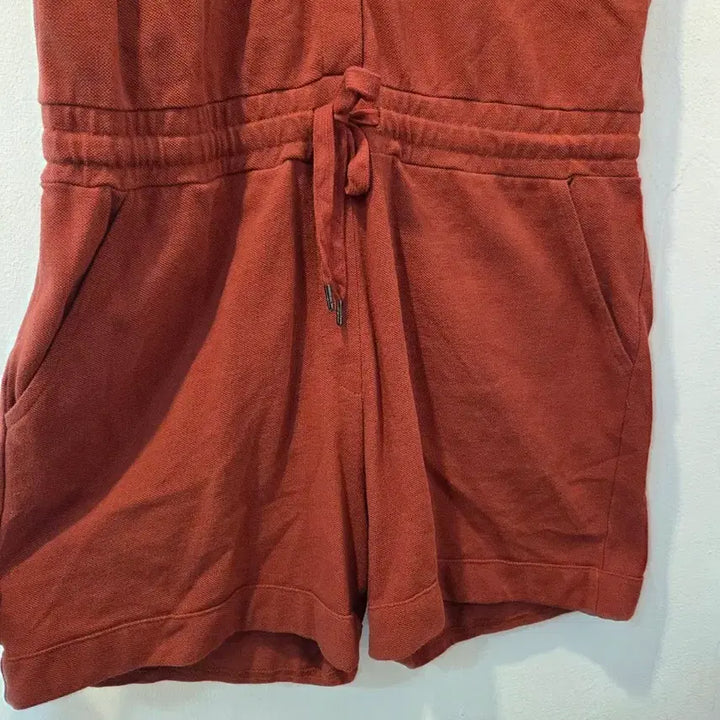[BUNJANG] Lacoste Brown Romper / 라코스테 브라운 반팔 롬퍼