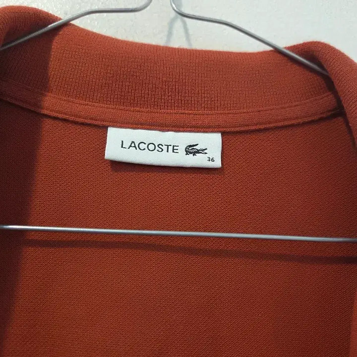 [BUNJANG] Lacoste Brown Romper / 라코스테 브라운 반팔 롬퍼