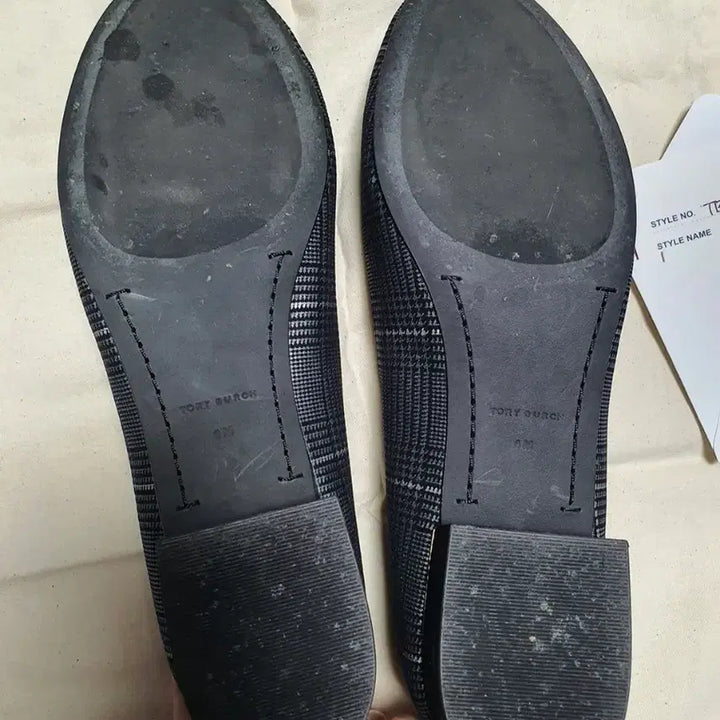 [BUNJANG] Tory Burch Check Flat Shoes / 토리버치 체크 플랫 슈즈 250