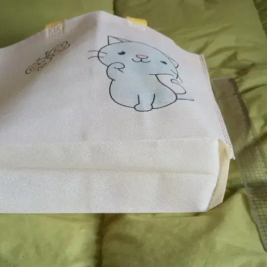 [BUNJANG] Cat and Butterfly Eco Bag / 귀여운 고양이와 나비 에코백