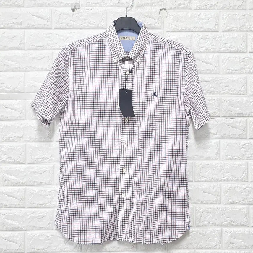 [SOLD OUT] 100 빈폴 체크 반팔 셔츠 남방 (새상품) C818