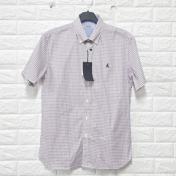 [SOLD OUT] 100 빈폴 체크 반팔 셔츠 남방 (새상품) C818