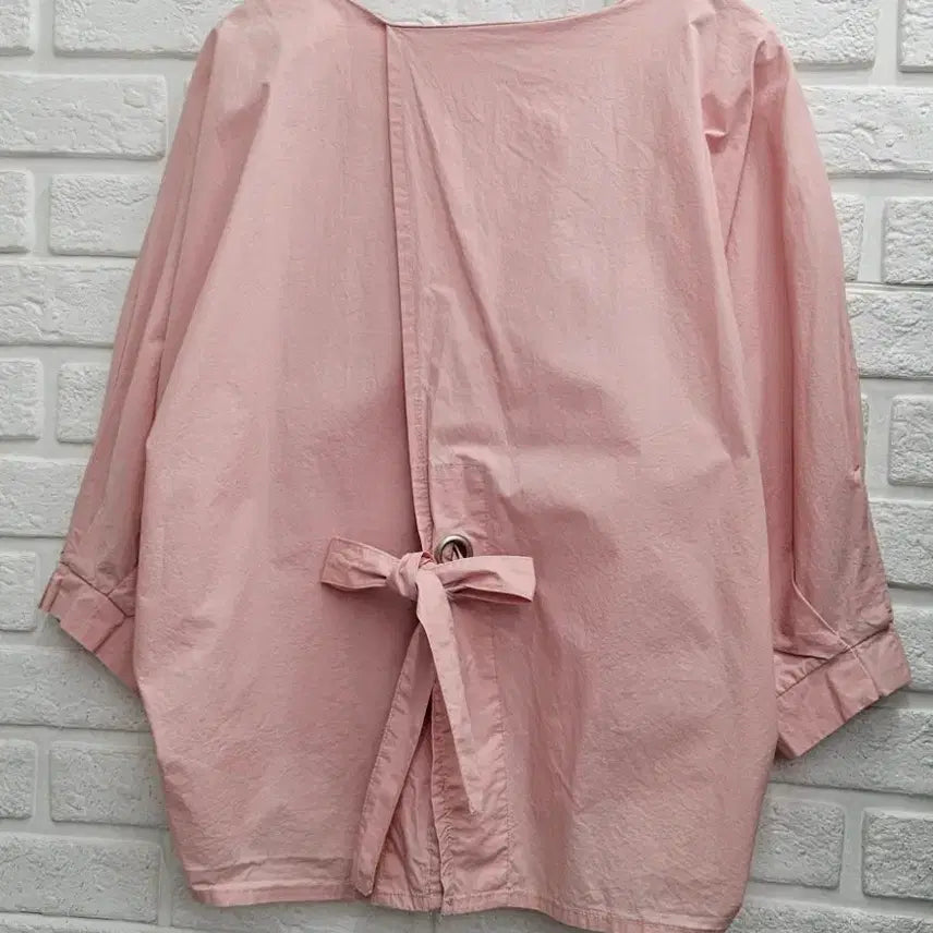 [SOLD OUT] A4294  수스 핑크색 밴딩 블라우스(SOOS)