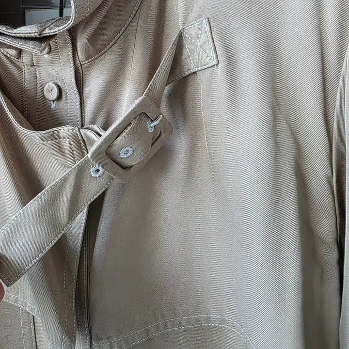 [BUNJANG] BEANPOLE Trench Style Shirt Jacket / BEANPOLE 트렌치 변형 셔츠 자켓 -95(50만원대/택달린새제품)
