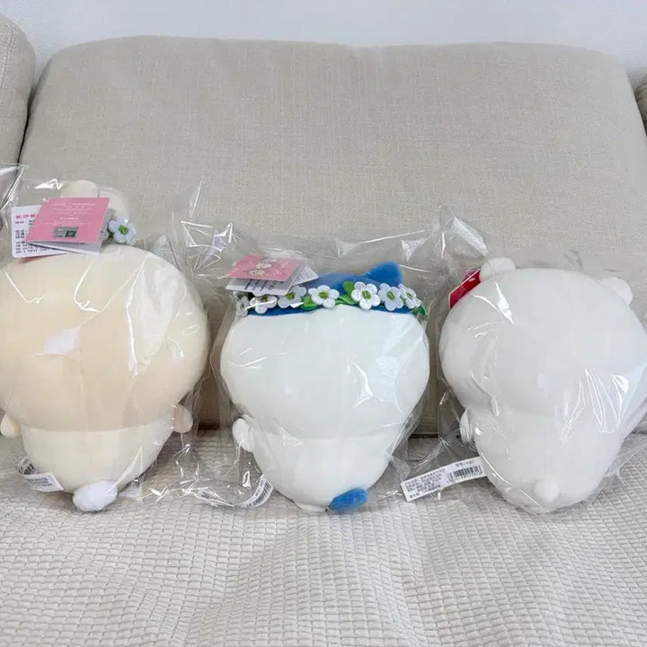 [SOLD OUT] 먼작귀 치이카와 하치와레 우사기 화관 중형인형 3종 일괄