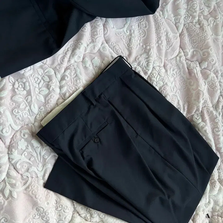 [BUNJANG] Overtake Navy Setup Jacket and Slacks / 오버테이크 자켓 슬랙스 셋업 네이비