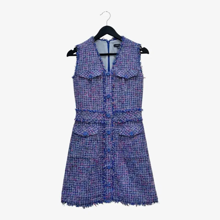[BUNJANG] Maryling Tweed Pocket Sleeveless Dress / 메릴링 Maryling 트위드 포켓 민소매 원피스 36사이즈