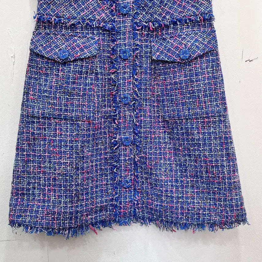 [BUNJANG] Maryling Tweed Pocket Sleeveless Dress / 메릴링 Maryling 트위드 포켓 민소매 원피스 36사이즈