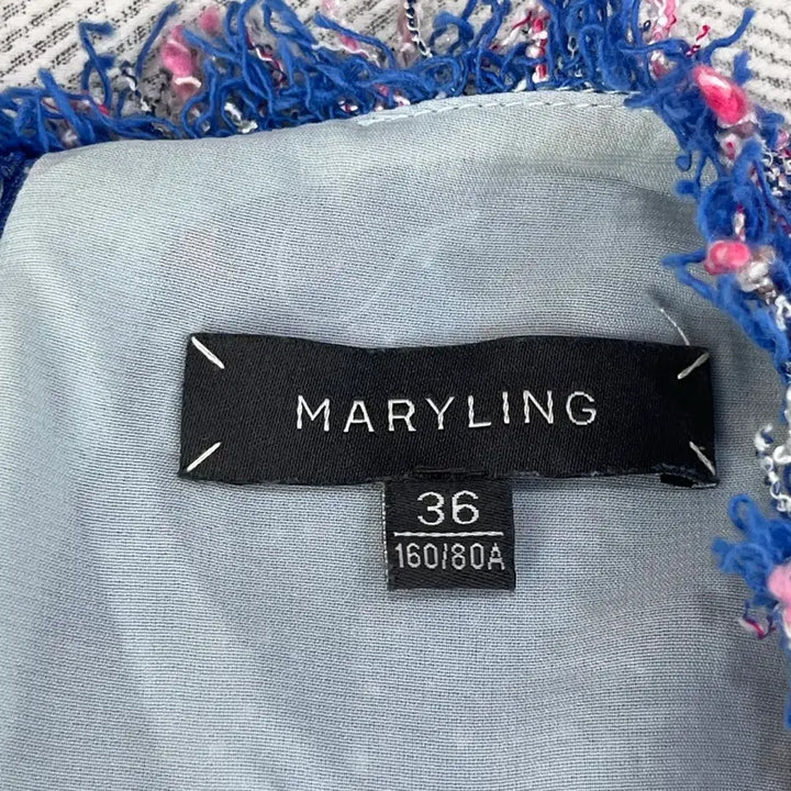 [BUNJANG] Maryling Tweed Pocket Sleeveless Dress / 메릴링 Maryling 트위드 포켓 민소매 원피스 36사이즈
