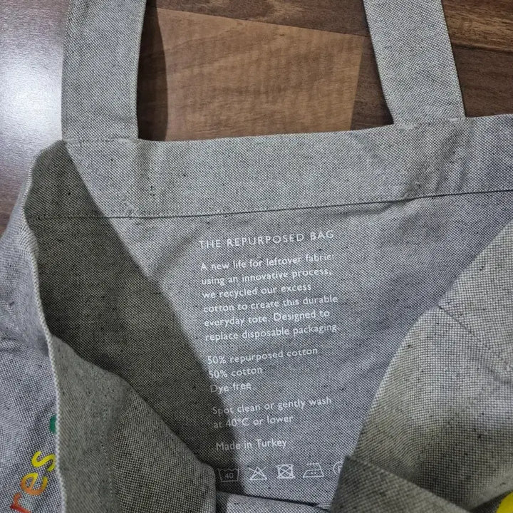 [BUNJANG] COS Color Logo Tote Bag / COS 코스 컬러 로고 토트백