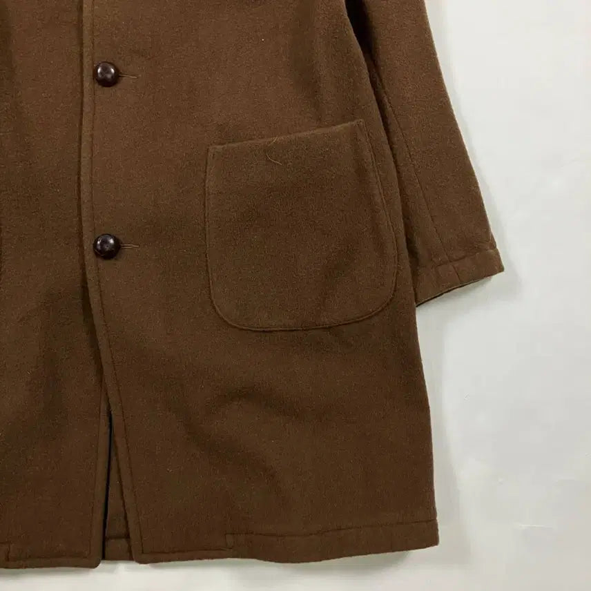 [BUNJANG] Danton Wool Mosser Coat Brown 36 / DANTON 단톤 스텐 카라 울모사 코트 브라운 36