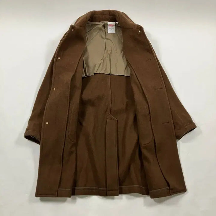 [BUNJANG] Danton Wool Mosser Coat Brown 36 / DANTON 단톤 스텐 카라 울모사 코트 브라운 36