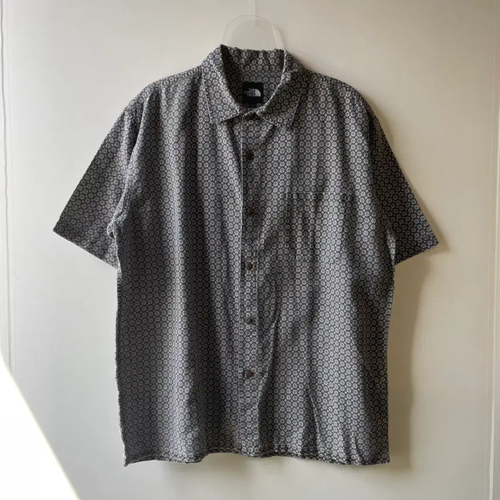 [SOLD OUT] 노스페이스 패턴 반팔셔츠