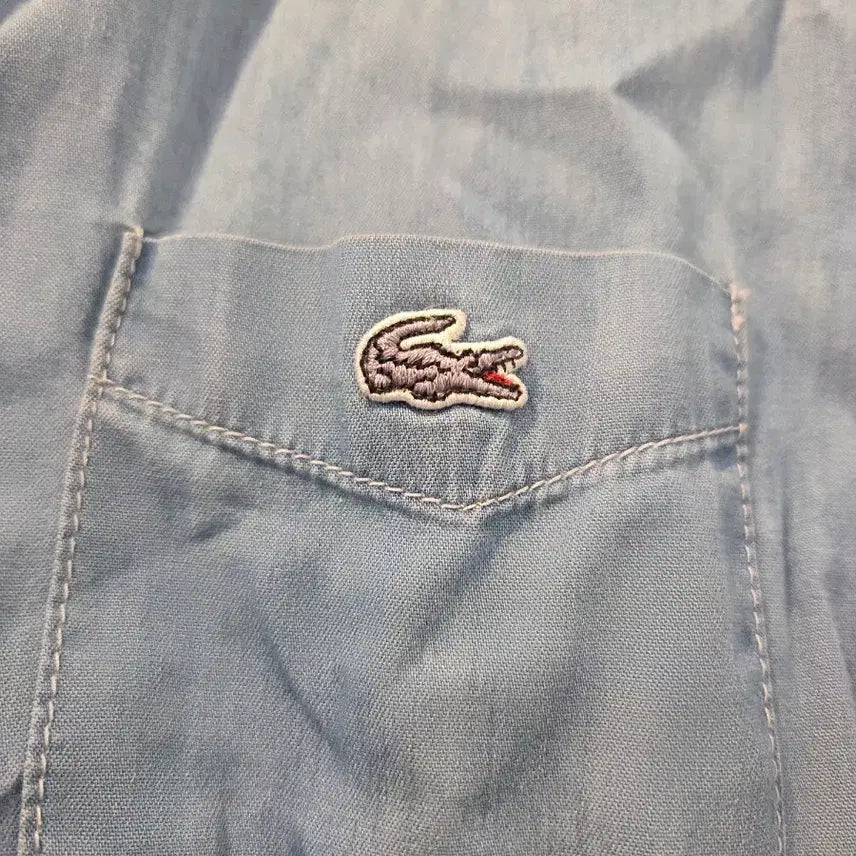 [BUNJANG] Lacoste Denim Romper Jumpsuit / 라코스테 데님 롬퍼 점프수트