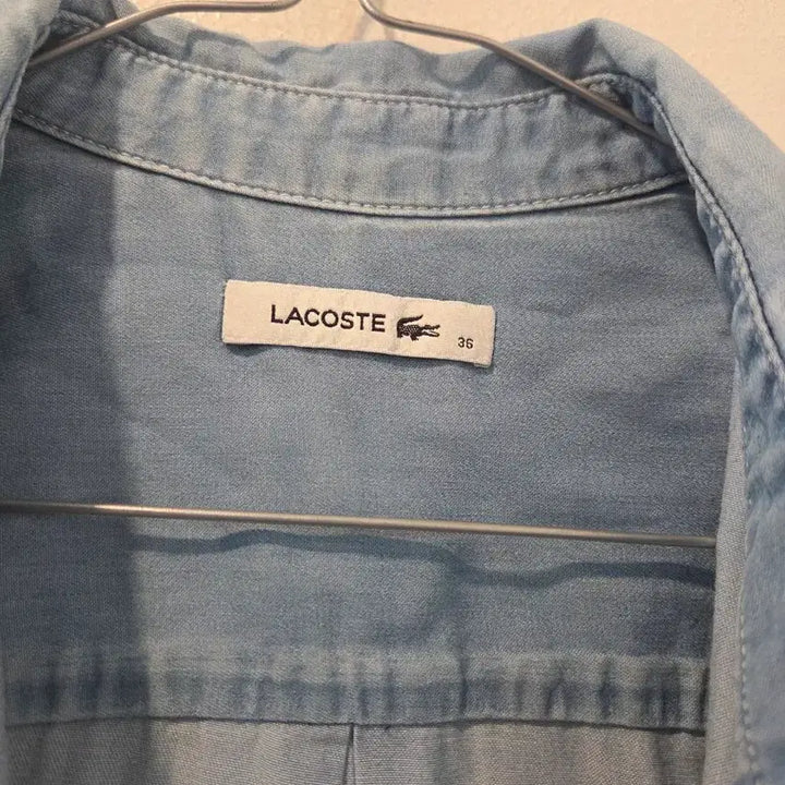 [BUNJANG] Lacoste Denim Romper Jumpsuit / 라코스테 데님 롬퍼 점프수트