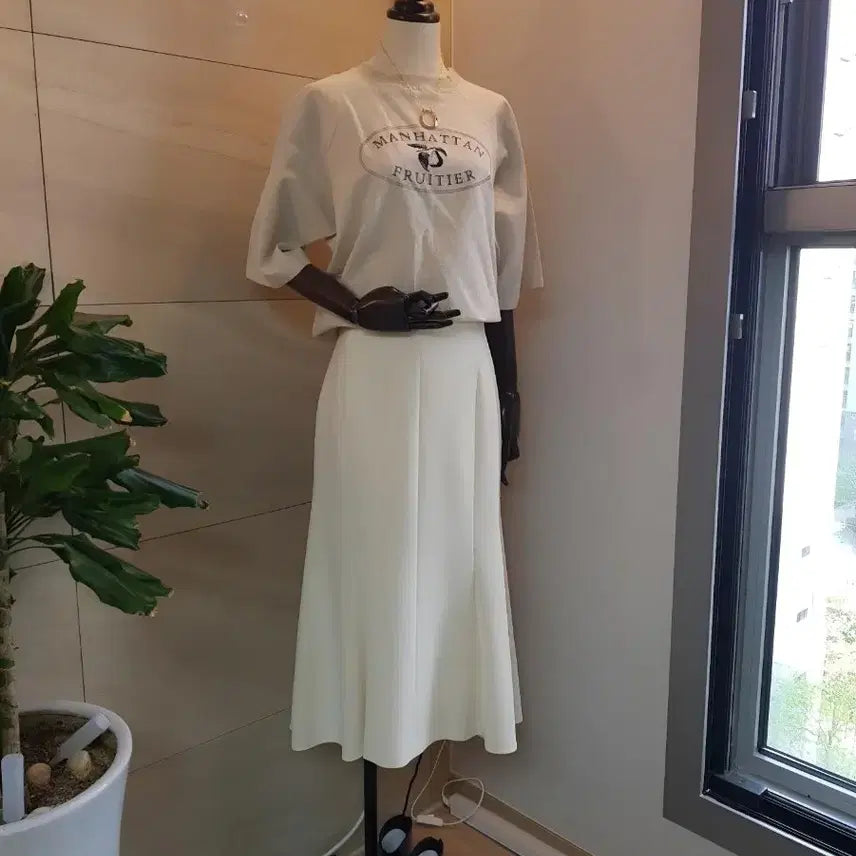 [BUNJANG] The Suri Linen Blend Short Sleeve Sweatshirt / 실착핏 최고 린넨무드 고급 반팔 맨투맨 새상품 55 66